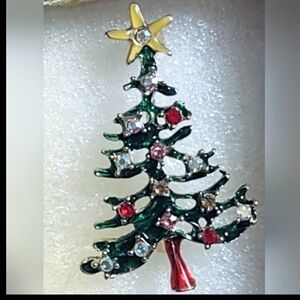 Almost Charlie Brown Christmas Tree Brooch